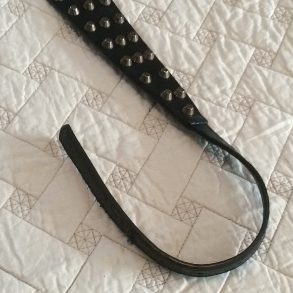 Brown Nailhead Belt - Picture 2 of 7